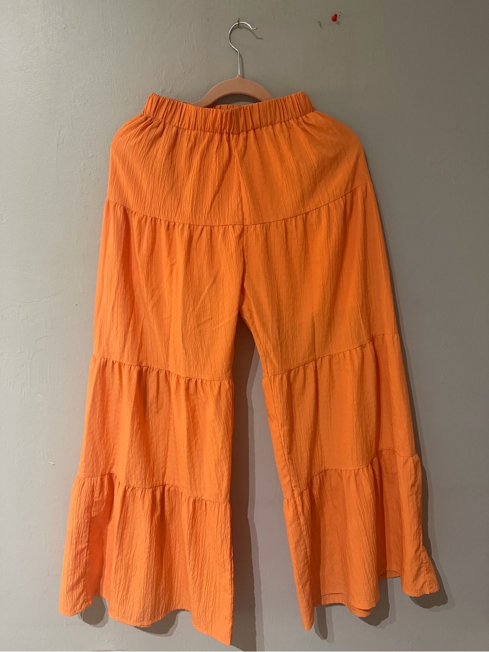 Tiered Wide-Leg Pants